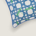 Load image into Gallery viewer, Silk Boudoir Sham - Lavande Céleste
