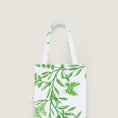 Charger l'image dans la visionneuse de la galerie, Paresse Paris lifestyle brand home foret secrete flowers parisian gifting green prints made in france bread bag baguette cotton