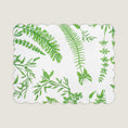 Charger l'image dans la visionneuse de la galerie, Paresse Paris lifestyle brand home foret secrete flowers parisian gifting green prints made in france placemat coated canvas linens