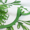 Charger l'image dans la visionneuse de la galerie, Paresse Paris lifestyle home flowers print green Foret Secrete cotton terry towels bath bathroom wellness body beauty accessories gifting made in france parisian