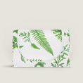 Charger l'image dans la visionneuse de la galerie, Paresse Paris lifestyle brand home foret secrete flowers parisian gifting green prints made in france waterproof coated canvas toiletry cosmetics case zipper functional travel