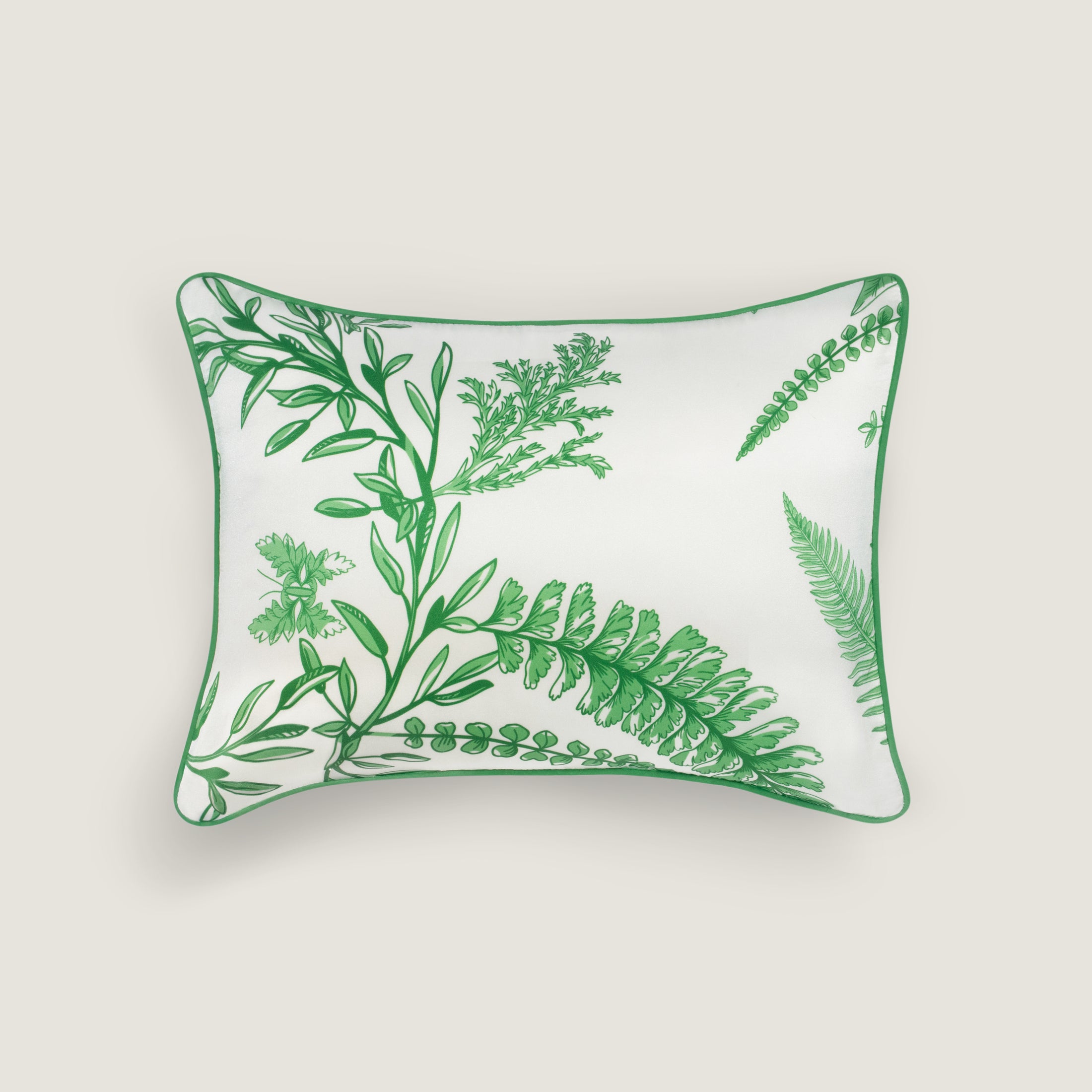 Housse de coussin en soie - rectangle - Forêt Secrète