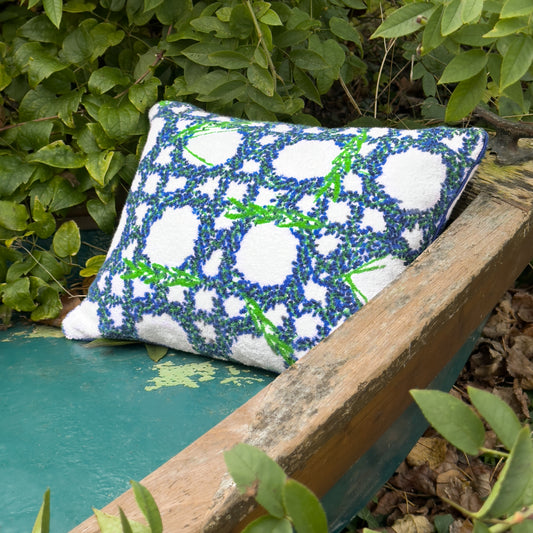 Coussin éponge - Lavande Céleste