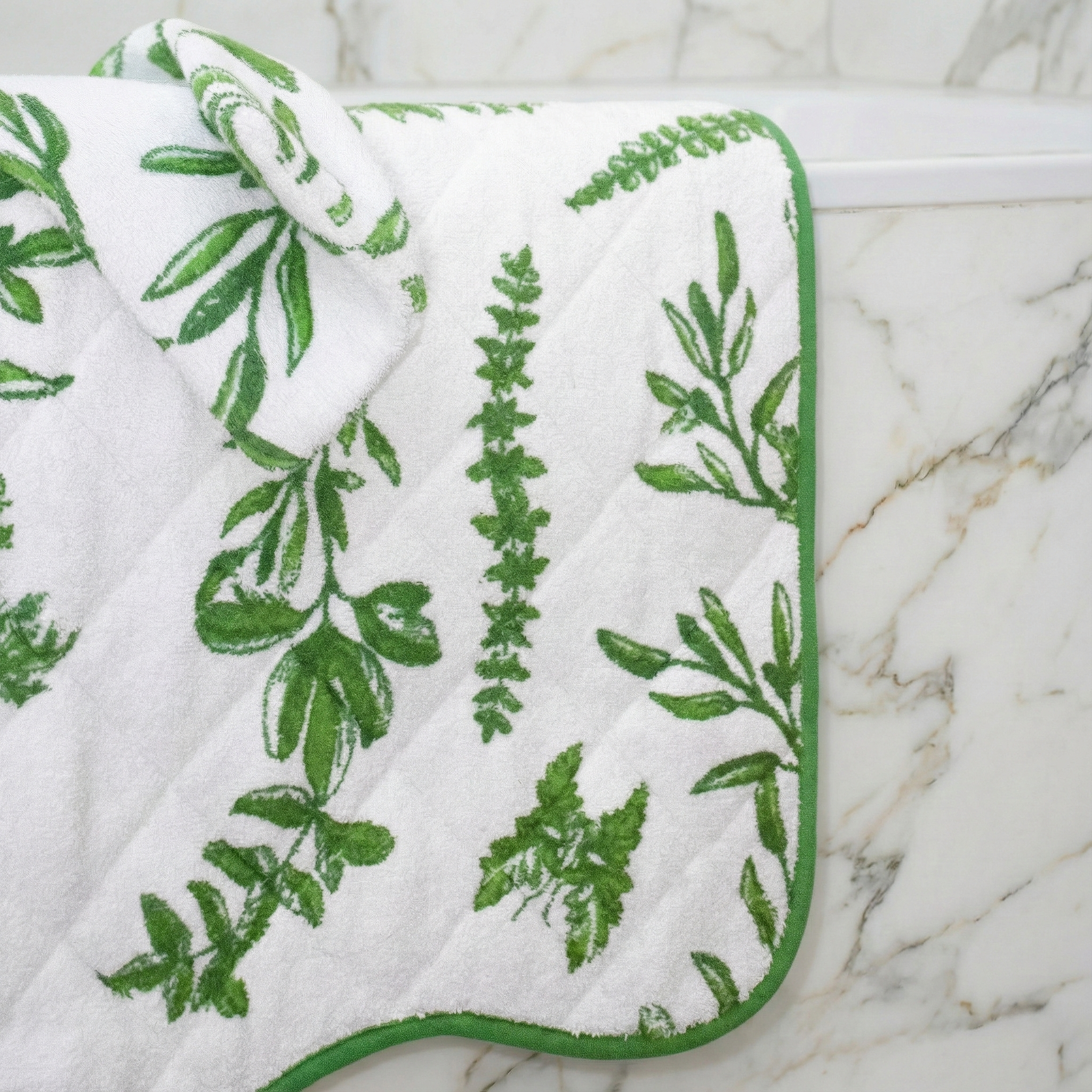 Tapis de bain matelassé éponge - Forêt Secrète