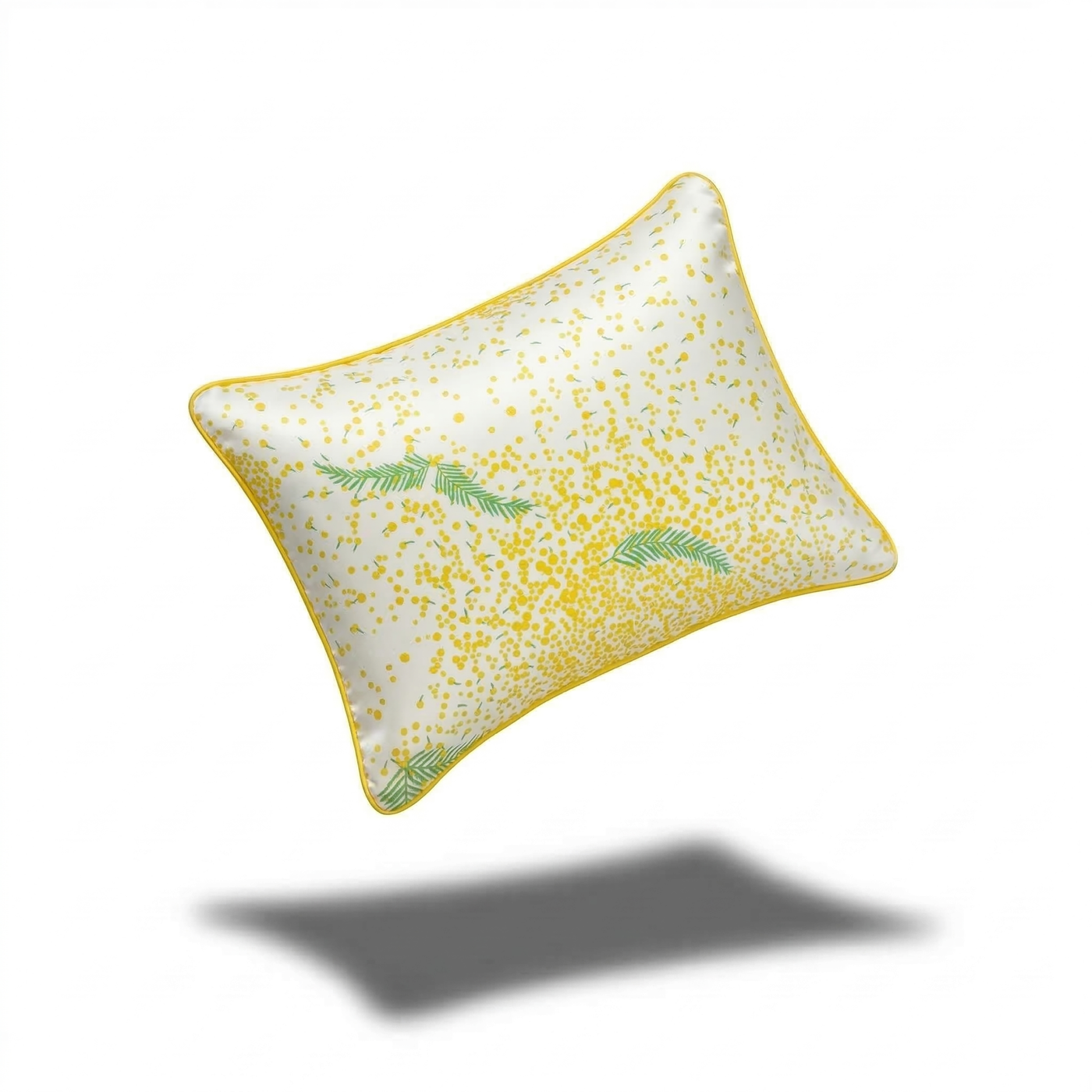 Housse de coussin en soie - Or Mimosa