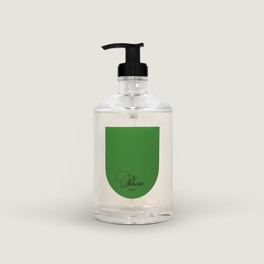 Paresse Paris lifestyle home flowers green Foret Secrete woody liquid soap scent perfume clean beauty hands body gifting made in france parisian