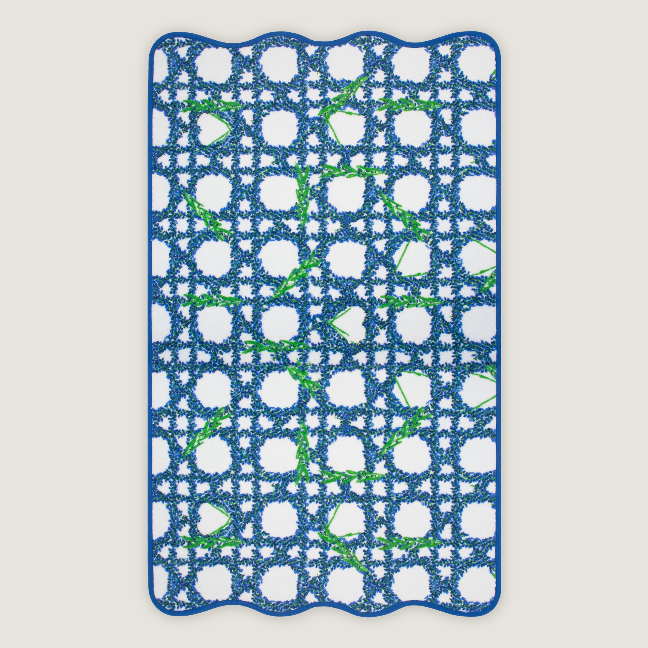 Paresse Paris lifestyle home flowers print blue Lavande Celeste lavander cotton terry towels bath bathroom wellness body beauty accessories gifting made in france parisian