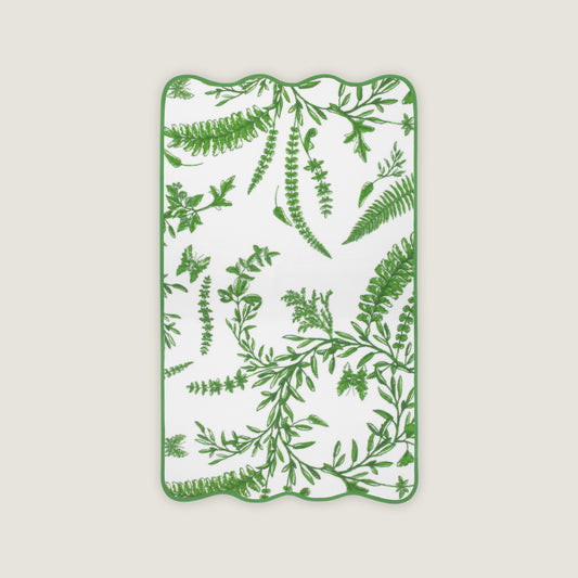 Paresse Paris lifestyle home flowers print green Foret Secrete cotton terry towels bath bathroom wellness body beauty accessories gifting made in france parisian