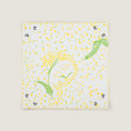 Charger l'image dans la visionneuse de la galerie, Paresse Paris lifestyle brand home Or Mimosa flowers parisian gifting yellow green prints made in france waterproof coated canvas snap button valet tray travel
