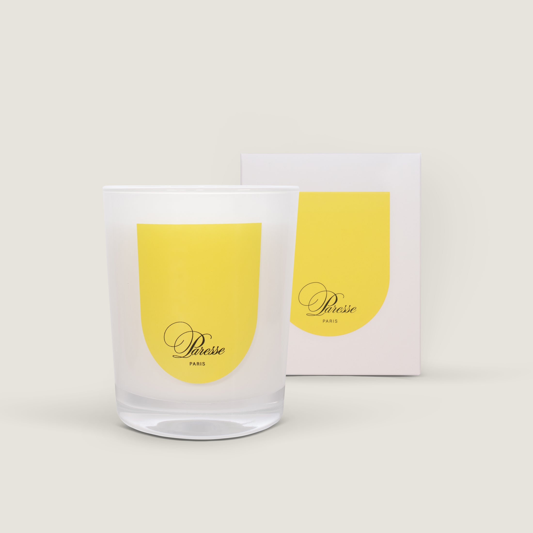 Paresse Paris lifestyle home flowers yellow Or Mimosa candle scent perfume gifting made in france parisian