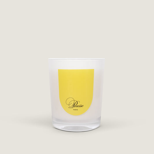 Paresse Paris lifestyle home flowers yellow Or Mimosa candle scent perfume gifting made in france parisian