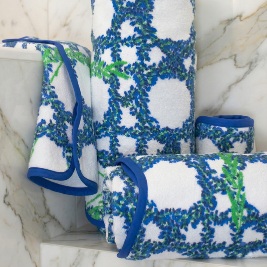 Drap de bain éponge - Lavande Céleste